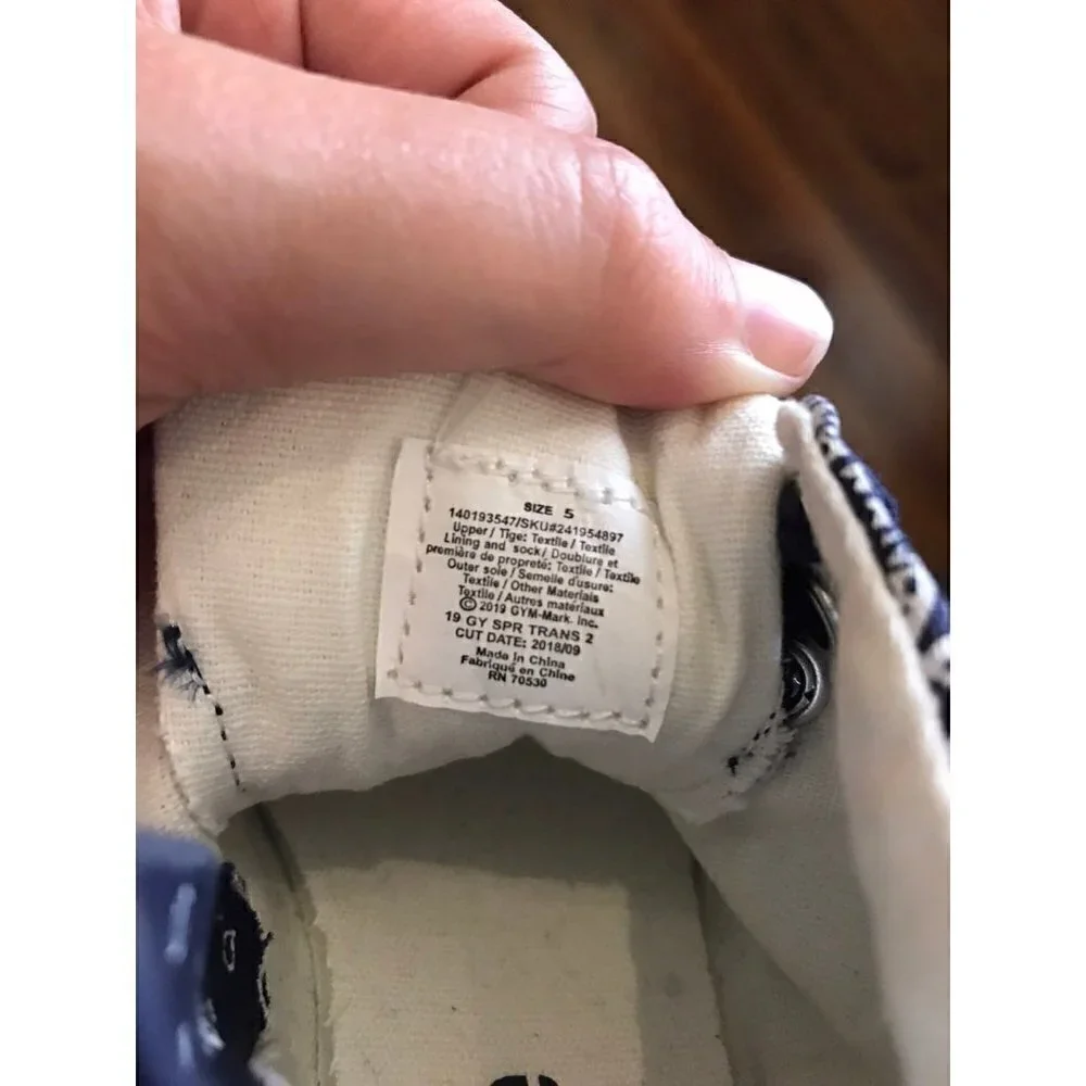 NWT Gymboree hi top sneakers